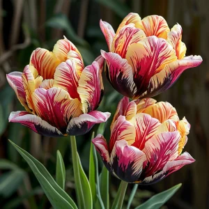 Тюльпан Роял Гарнит купить по цене от 425р. в интернет-магазине «Посадика» с доставкой почтой в в Сасовое и по всей России – [изображение №1].