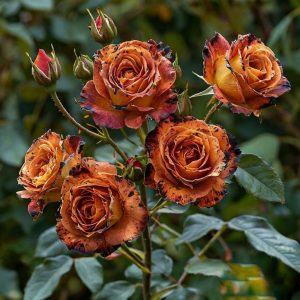 Роза плетистая Оранжевый Бриллиант купить по цене от 450р. в интернет-магазине «Посадика» с доставкой почтой в в Сасовое и по всей России – [изображение №1].